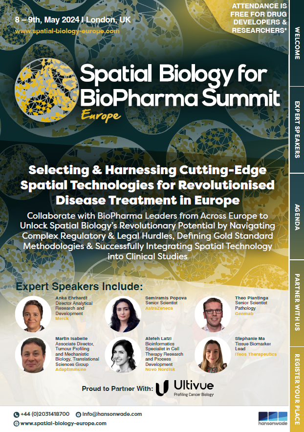 Spatial Biology for BioPharma Summit EU Event Guide